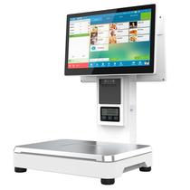 Qihua Intelligent Ai Recognition Touch Dual Screen Weighing Cash Register Integrated Electronic Scale Cash Register Cashier Weighing and Delivery System