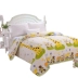 Bộ đồ lót trẻ em bằng vải bông của Jiemengiya Bộ phim hoạt hình đơn 1,2 m 1,5m giường mẫu giáo cho bé chăn ga gối đệm màu hồng Quilt Covers