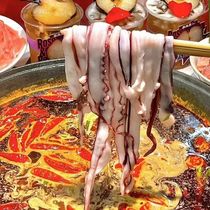 Chef Ladys Waterfall Squid Slices Internet celebrity hot pot dish new product features Waterfall Squid Refreshing 20 packs_500g