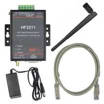 Serial server RS232 485 422 to wifi Ethernet dtu networking communication equipment HF2211