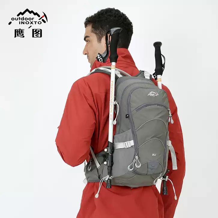 Inoxto Eagle Pattern 20L Backpack Outdoor Cycling Unisex Lightweight Hiking Sports Mountaineering Bag Marathon Cross-Country Bag