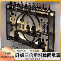 Wall-mounted wine cabinet wall new wine rack display rack restaurant decoration wall display rack wall-mounted wine cabinet storage rack