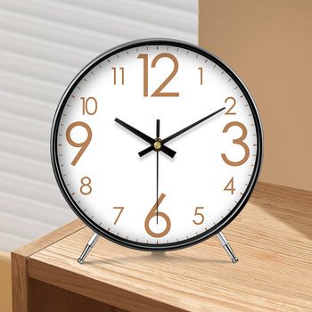 Nordic Style Home Clock, Nordic Ornament, Modern Creative Minimalist Clock for Dining Room and Living Room, Artistic Table Clock