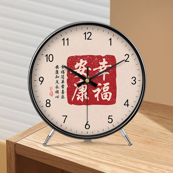 Creative Ornaments, Clocks for Happiness and Well-Being, Simple and High-End Clocks, Modern New Chinese-Style Desk Clocks, Elegant Desktop Pendulum Clocks