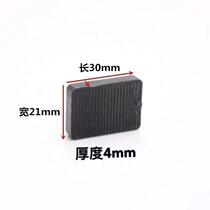 Glass spacer gasket for broken bridge special doors and windows 6 mm thickness solid gasket tempered glass fixed installation pad