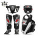 Raja Boxing and Martial Arts Protective Gear for Adults and Teenagers, Professional Training and Competition Head Protection, Leg Protection, and Groin Protection Set