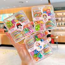 New little girls rubber band hairpin hair clip baby does not hurt the hair rubber band girls hairpin hair accessories headband