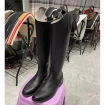 2024 new style equestrian boots riding boots obstacle boots high riding boots competition boots for men and women