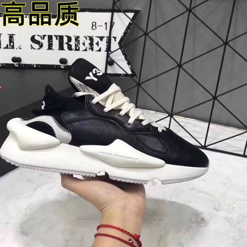 Yohji Yamamoto G1Y3 Shoes Men's Genuine Leather Couple's Sports Casual Shoes 2026 New Height-Increasing Dad Shoes Women's ins Trendy