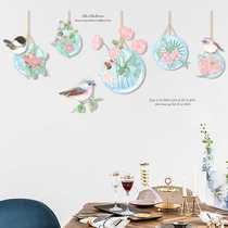 New foreign trade cartoon stickers bird glass ball entrance childrens room dormitory kitchen bedroom living room decoration stickers wall stickers