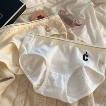 Semir 5-pack Class A baby cotton underwear for girls pure cotton student antibacterial crotch breathable cotton mid-waist sweet girl three