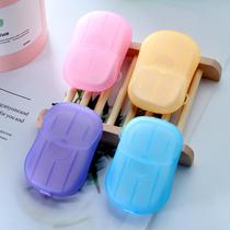 10Box Travel Hand-washing Cleaning Soap Paper Disposable Soap