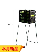 Tennis ball pick-up multi-functional net basket with wheels reinforced nylon fall-resistant high-efficiency no-ball bending artifact tennis basket