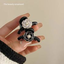 Camellia Pearl Small Hair Clip Womens Summer Side Princess Head Clip 2022 New Internet Celebrity Bangs Clip Hair Accessories