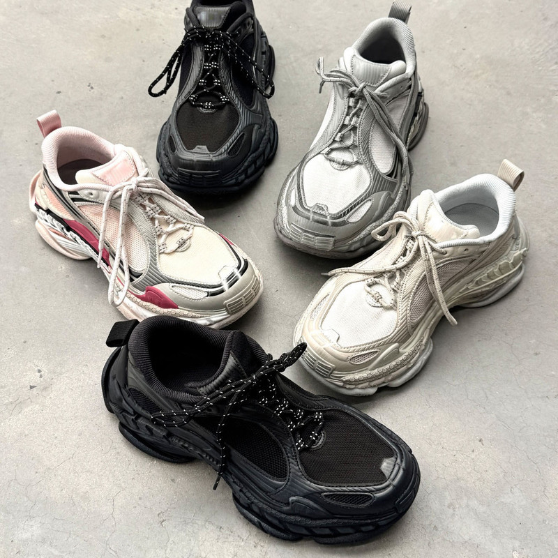 【Wyz Weiyan】Vintage Thick-Soled 2.0 Generation Dad Shoes Couple Style 26 New Breathable Casual Sports Shoes for Men and Women