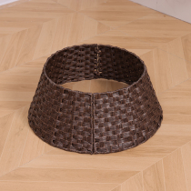 QGAR factory direct sales Christmas creative handmade household Christmas tree rattan high-end tree skirt