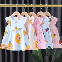 Baby girl summer dress thin cotton silk dress girl dress children princess dress little girl girl baby dress summer