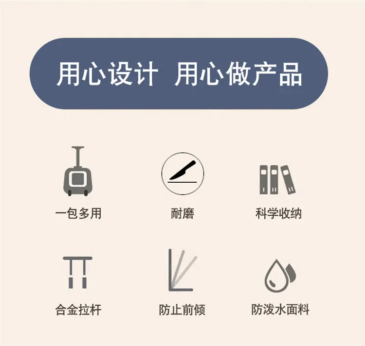 Детский чемодан 带拉杆可背可拉两用折叠旅行包行李箱出门出差商务高端手提双肩包