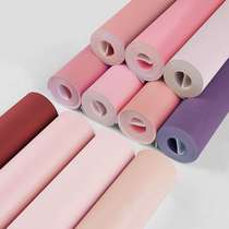 Nordic style light pink non-woven wallpaper solid color girl princess pink childrens room bedroom living room background wall wallpaper