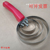 Suxi stainless steel brush sawtooth comb horse hair brush horse tool ox hair brush four to five six circle brush scratcher four