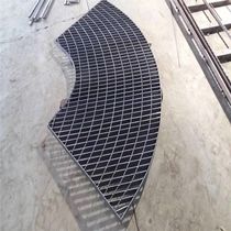 Hot-dip galvanized steel grating platform stepping steel grating photovoltaic platform walkway plate grid plate drain ditch cover manufacturer