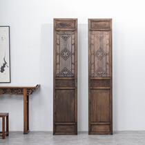 Dongmu Chinese antique doors and windows retro old carved old wooden door real flower DM#303 grid screen sun partition wall wooden grid