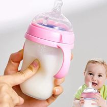 New 0-36 months baby nano-silicon bottle 240ml 150ml with h
