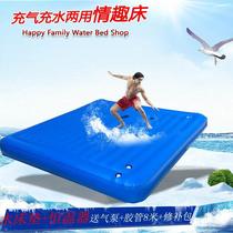 Thickened small wave air edge water mattress hotel home adult water bed double fun constant temperature water-filled inflatable