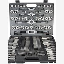Tap and die set steel 60 pieces 110 pieces metric and inch wire tapping hand tapping wrench and wrench combination