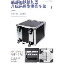 New multifunctional roller-type pull rod tool box two-story furniture repair tool box self-painting repair material collection