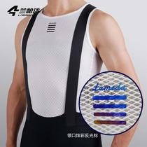 Lampada lameda sweatshirt sweat-absorbent cycling vest underwear mens road bike cycling bottoming shirt short-sleeved