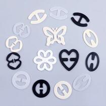 With bra adjustable straps underwear buckle cross-slip anti-slip buckle anti-exposure invisible shoulder straps chest anti-slip