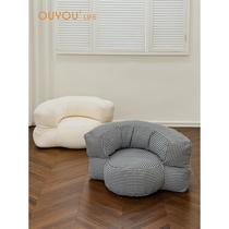 Ouyou lazy sofa can lie down and sleep in the living room household single chair backrest tatami small apartment bean bag lounge chair