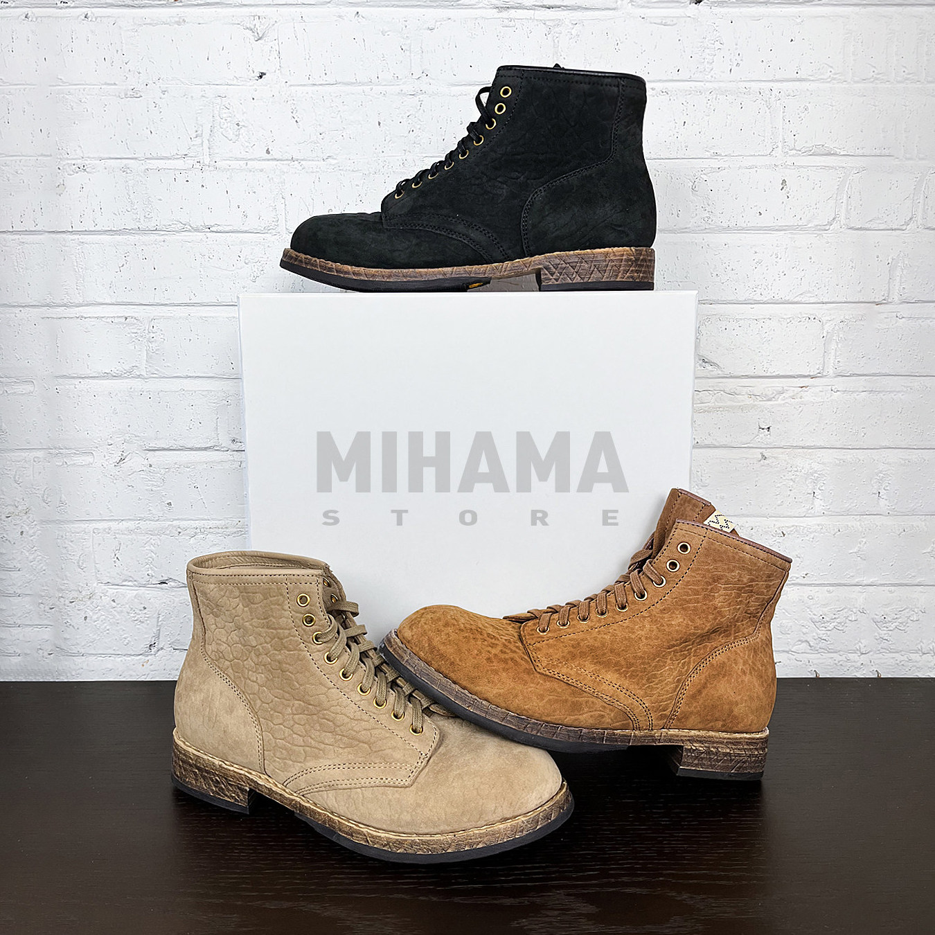 现货折扣VISVIM NAKODA BOOTS MID-FOLK英国植鞣牛皮休闲鞋靴25SS