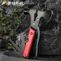 Multifunctional stainless steel ax hammer car life-saving hammer outdoor camping ax life-saving ax outdoor tool