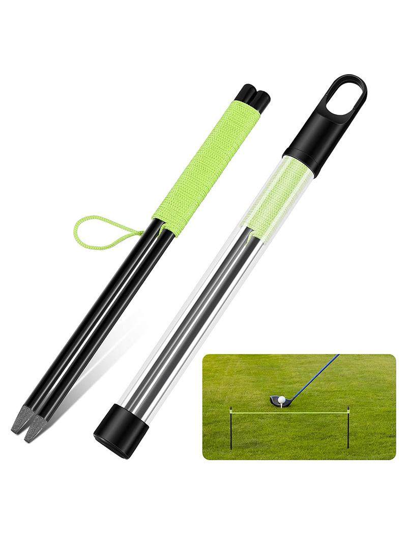Golf Putting Practice Auxiliary Line Golf Pull Line Calibration Direction Rope Diagram Training Tool