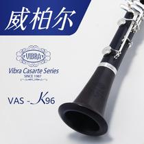 Ebony clarinet B flat pure wood ebony clarinet professional performance grade Weibull K96
