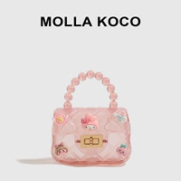 Розовая прозрачная сумка для плеча MKO