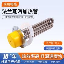 304 stainless steel electric heating tube steam generator boiler ironing machine anti-dry burning 140mm flange heating rod