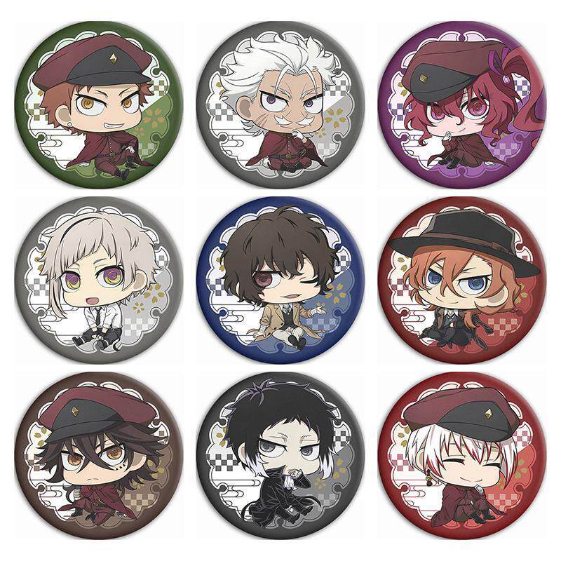 文豪野犬座敷娘徽章！Penguin大仓烨子条野采菊超萌来袭(๑•̀ㅂ•́)و✧