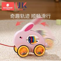 Childrens leash pull toy car baby toddler pull rope crab hand pull line pull dog infant kindergarten 1-year old