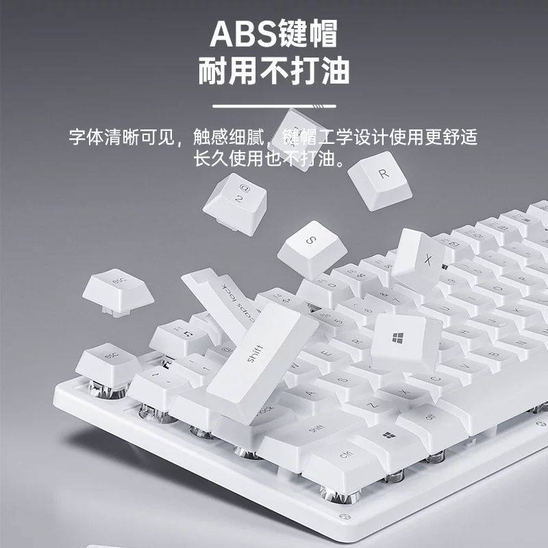 S3005, mechanical keyboard for office, universal laptop, mouse, set