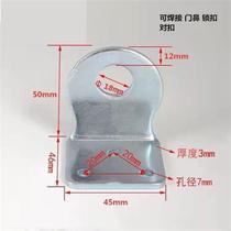 2024 new rural door lock iron galvanized door lock thickened iron door wooden door door buckle door nose