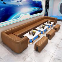 Customized KTV sofa music restaurant bar home karaoke nightclub box clearing bar U-shaped deck coffee table direct sales