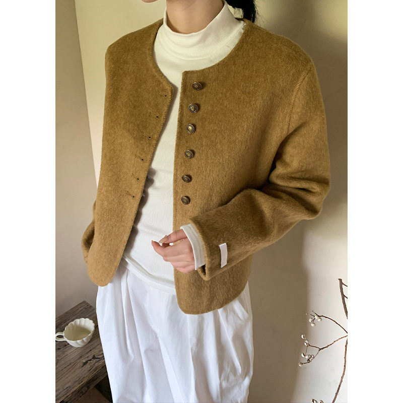 衣尔衫90羊毛双面呢外套，复古高级感如何演绎？👗-专用型稳压器-淘宝好物网