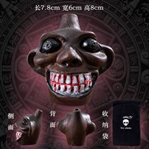 Aztec Death Whistle Halloween Party Haunted Mansion Skeleton Props Maya Unzipped Magical Trick Toy