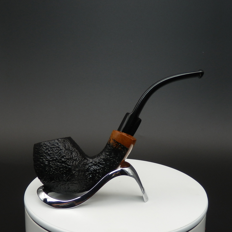Good Luck Pipe Viprati Italian Handmade Briar Wood Local River Eel 3mm Men's Bent Pipe Good Luck Pipe Viprati Italian Handmade Briar Wood Local River Eel 3mm Men's Bent Pipe