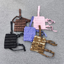 Multifunctional and practical mens and womens overalls waistband decorative bag electricians tool bag outdoor tactical bag adjustable leggings bag