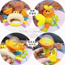 Hand-catching ball food and play creative lighting newborn projection infant accessories bed bell sweet and cute bag chewing glue