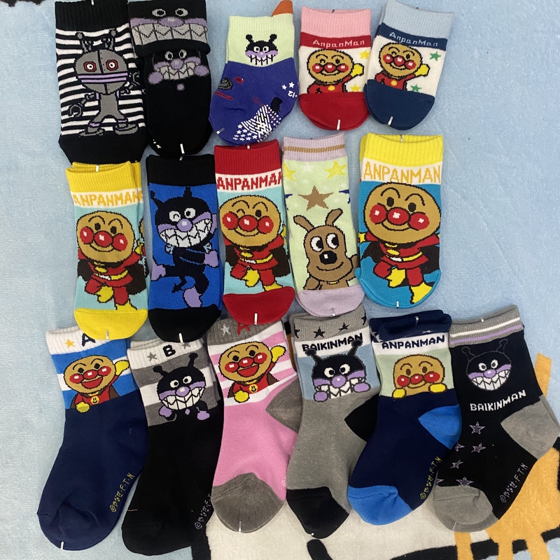 [in Stock] Japanese Original D-Side* Superman Cute and Playful All-Season Socks Short Tube Mid-Tube